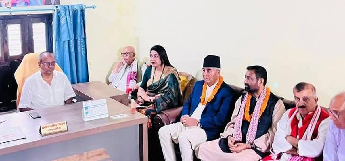 मधेशमा छिट्टै कांग्रेस नेतृत्वमा सरकार बन्छः सभापति देउवा